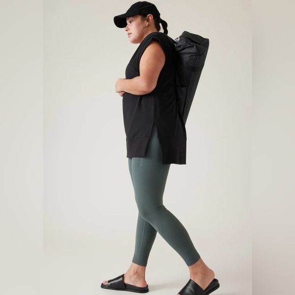 Athleta Retroterry V Neck Sweatshirt Tee - Picture 14 of 14